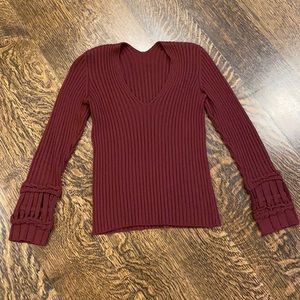 Burgundy Blouse